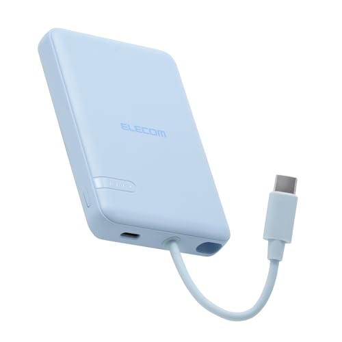 Amazon | エレコム モバイルバッテリー リチウムイオン電池 5000mAh